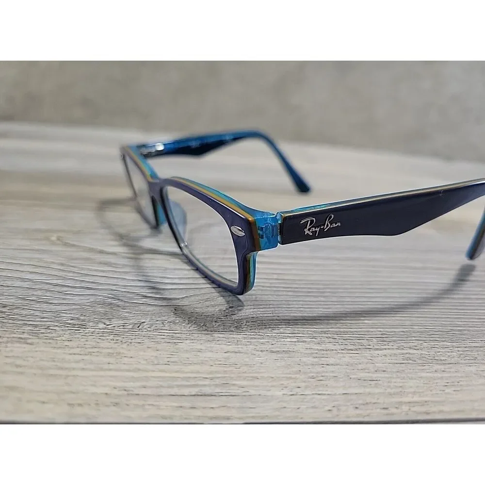 Ray-Ban RB1530 3587 Kids Eyeglasses Frames Blue Rectangle Full‎ Rim 48-16-125